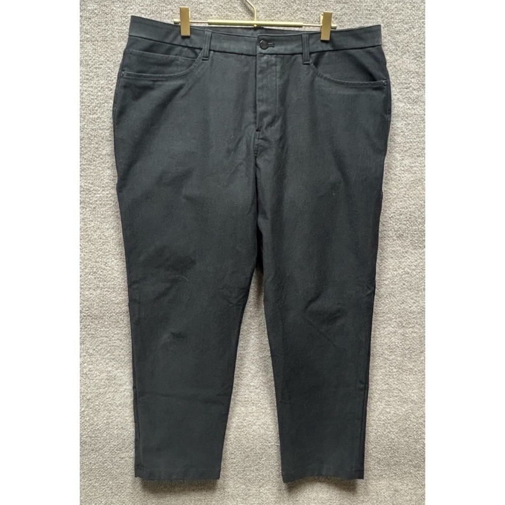 Lululemon ABC Pants Men 36x28 Charcoal Utilitech Classic Fit Performance Chino